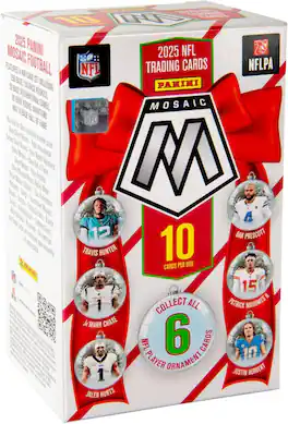 2025 Panini Mosaic NFL Football Ornament Box