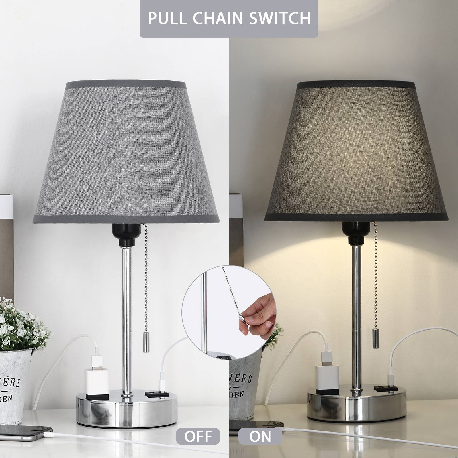 PULL CHAIN SWITCH

OFF

ON