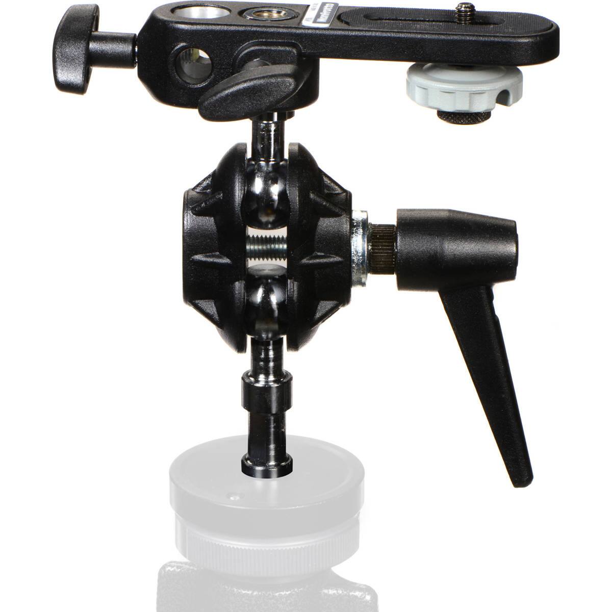 Front. Manfrotto - Manfrotto 155 Double Ball Joint Head w/Camera Platform (#2916).