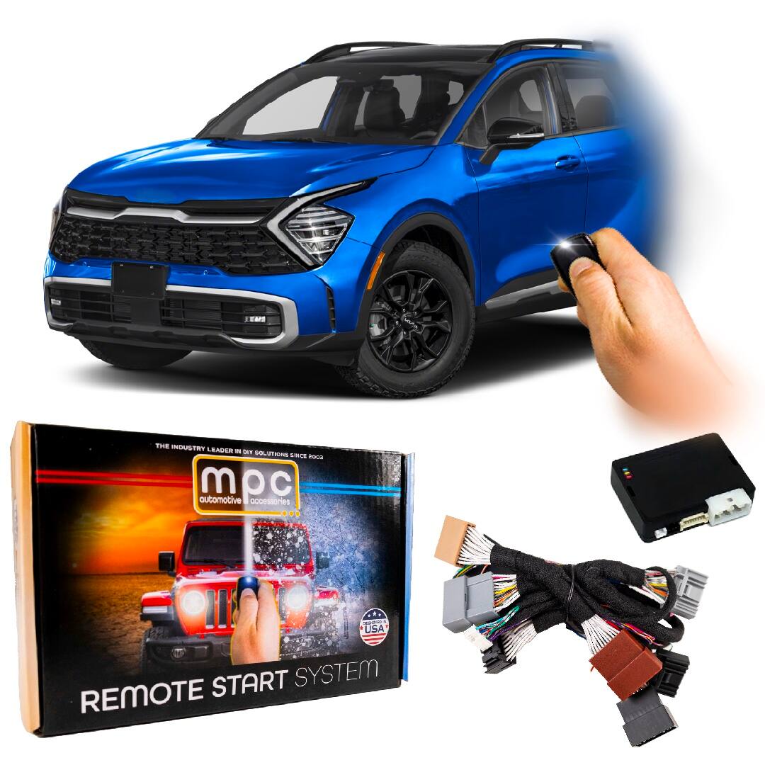 MPC - Remote Start Kit For Kia Sportage 2020-2022 | Plug and Play | Lock 3X To Start - Black