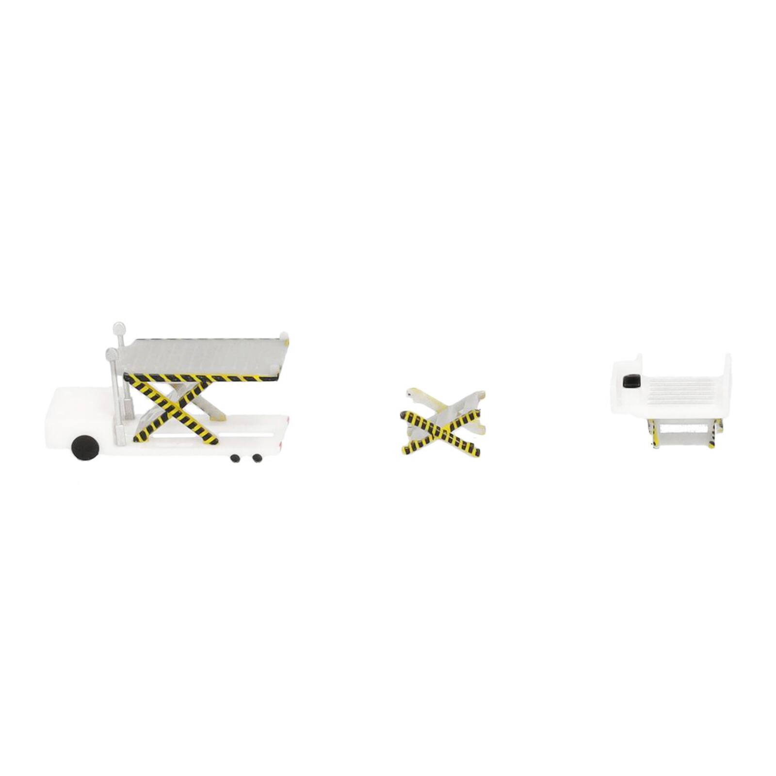 Alt View 3. Herpa - Container Loader 2 Vehicle Set White 1/500 Diecast Model by Herpa.