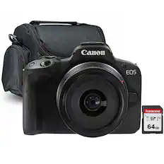 Canon RF-S 18-45mm Lens F4.5-6.3 IS STM
EOS
Transcend V10 XC I 64GB SD Card