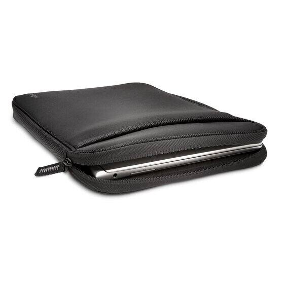 Left. Kensington - Simply Portable Universal Sleeve SKU K62609WW Black Neoprene, Soft Interior Lining, Slim Lightweight up to 11” - Black.