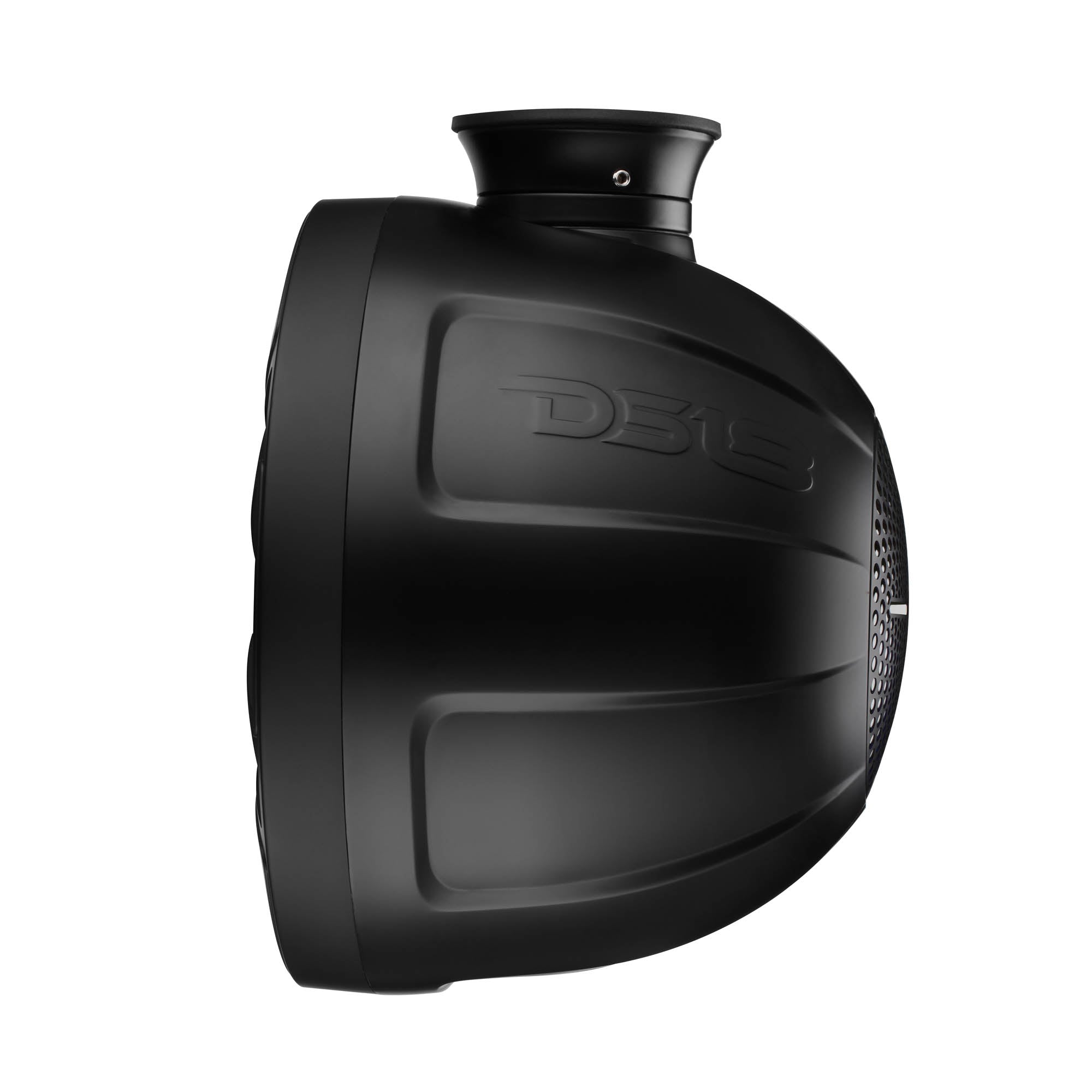 Alt View 3. DS18 Audio - NXL 8" 2-way Coaxial Speaker with Built-in Driver and Grille (Pair), 175W RMS 4-Ohm - Black.