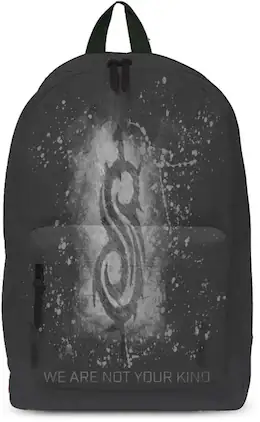 PopMarket - Slipknot - Rocksax - Slipknot - Wanyk Tribal Logo - Classic Backpack with Laptop Pocket (Black) - Multicolor