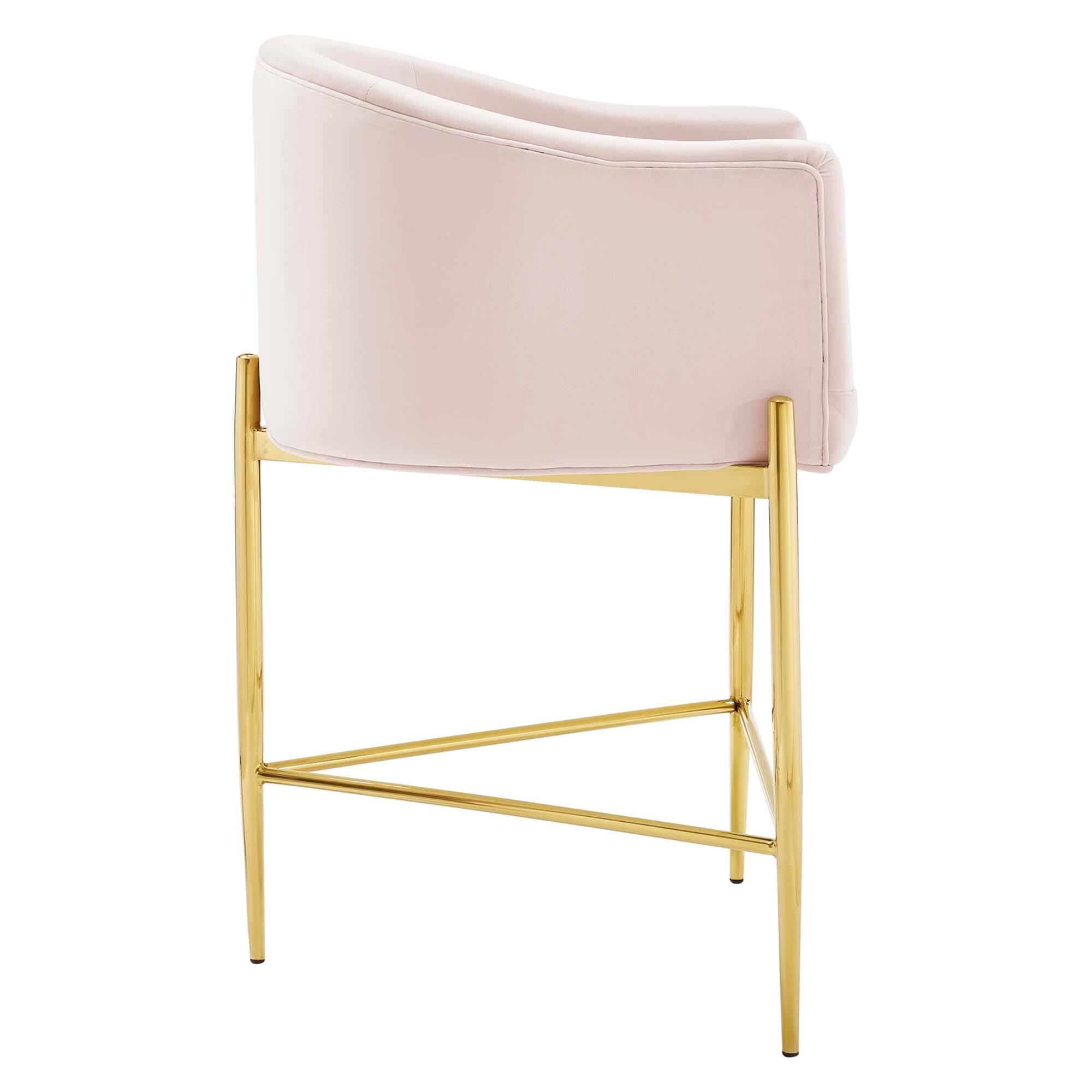 Alt View 1. Modway - Savour Tufted Counter Stool by Modway - Pink.