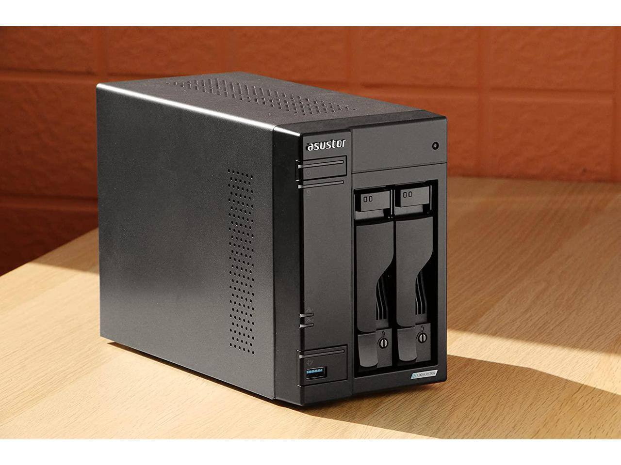 Asustor Lockerstor 2 Gen 2 AS6702T 2 Bay NAS, 2.0GHz CPU, 2.5GbE