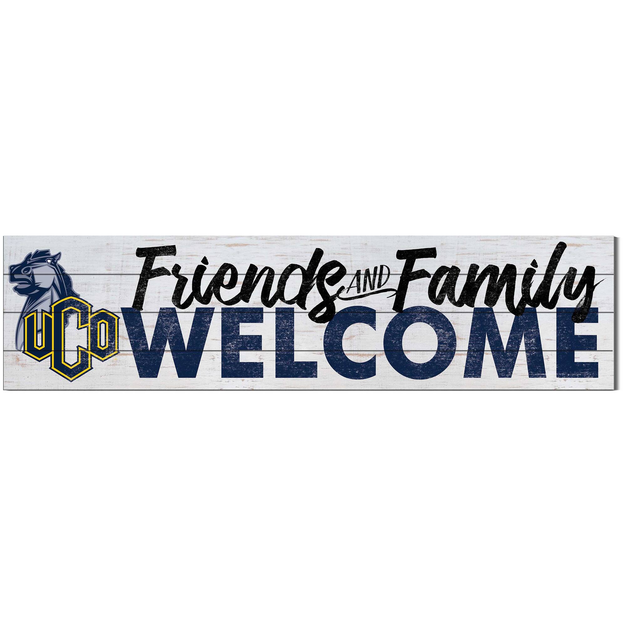 Central Oklahoma Bronchos 10'' x 40'' Friends & Family Welcome Sign