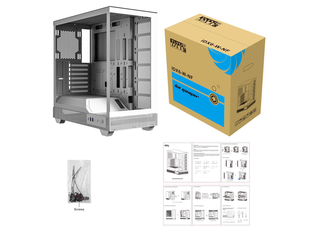 DIY P C  
DEY!!  
IDX6-W-NF  
IDX6-W-NF be Gamer  
19  
20