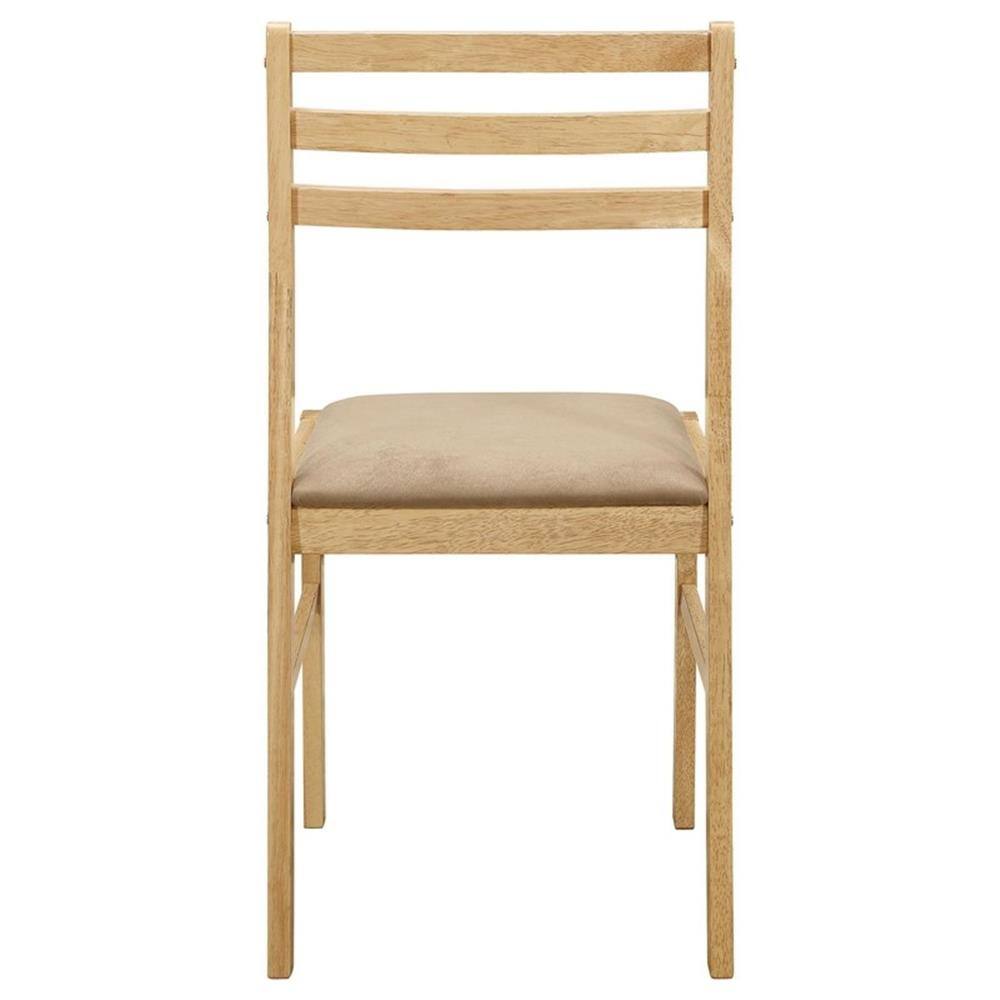 Front. Coaster Home Furnishings - Bucknell 3-piece Round Drop Leaf Dining Table Set - Natural.