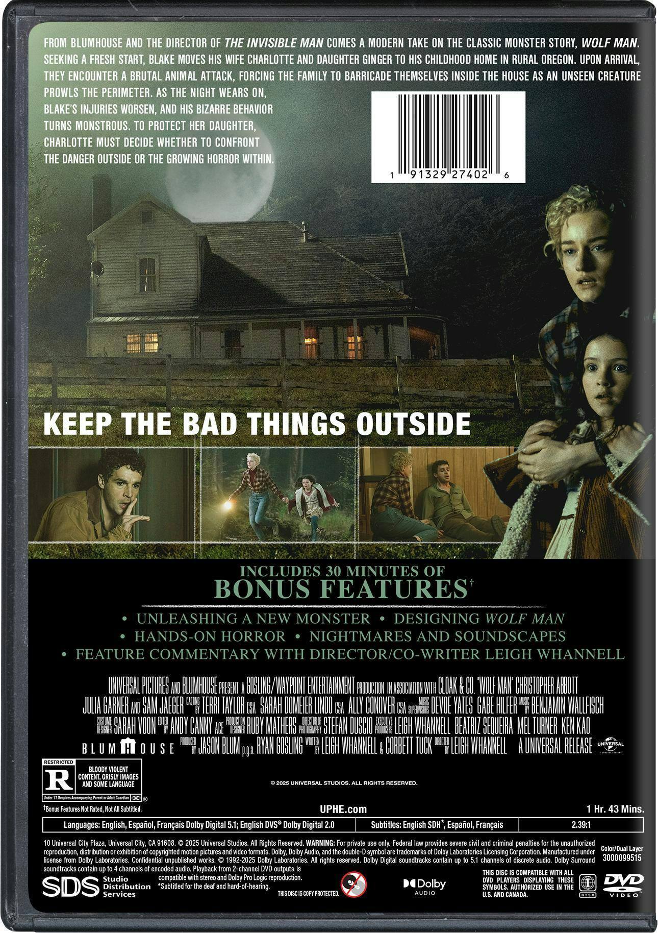 Back. Wolf Man [DVD].