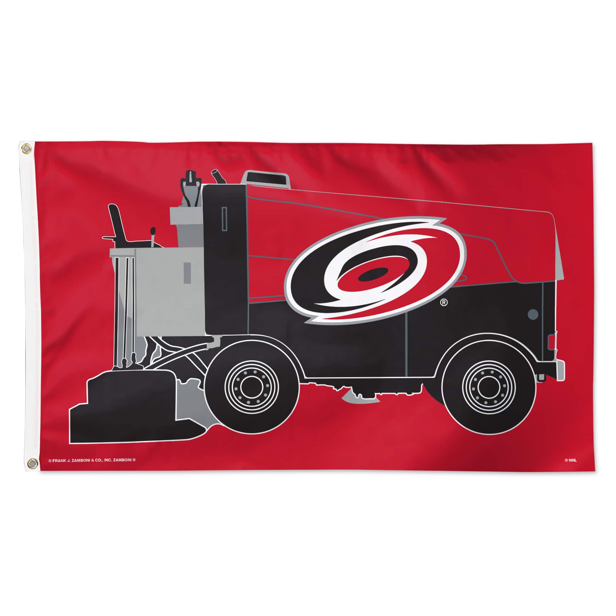 WinCraft - Carolina Hurricanes 3' x 5' Single-Sided Deluxe Game Day Flag - Multicolor