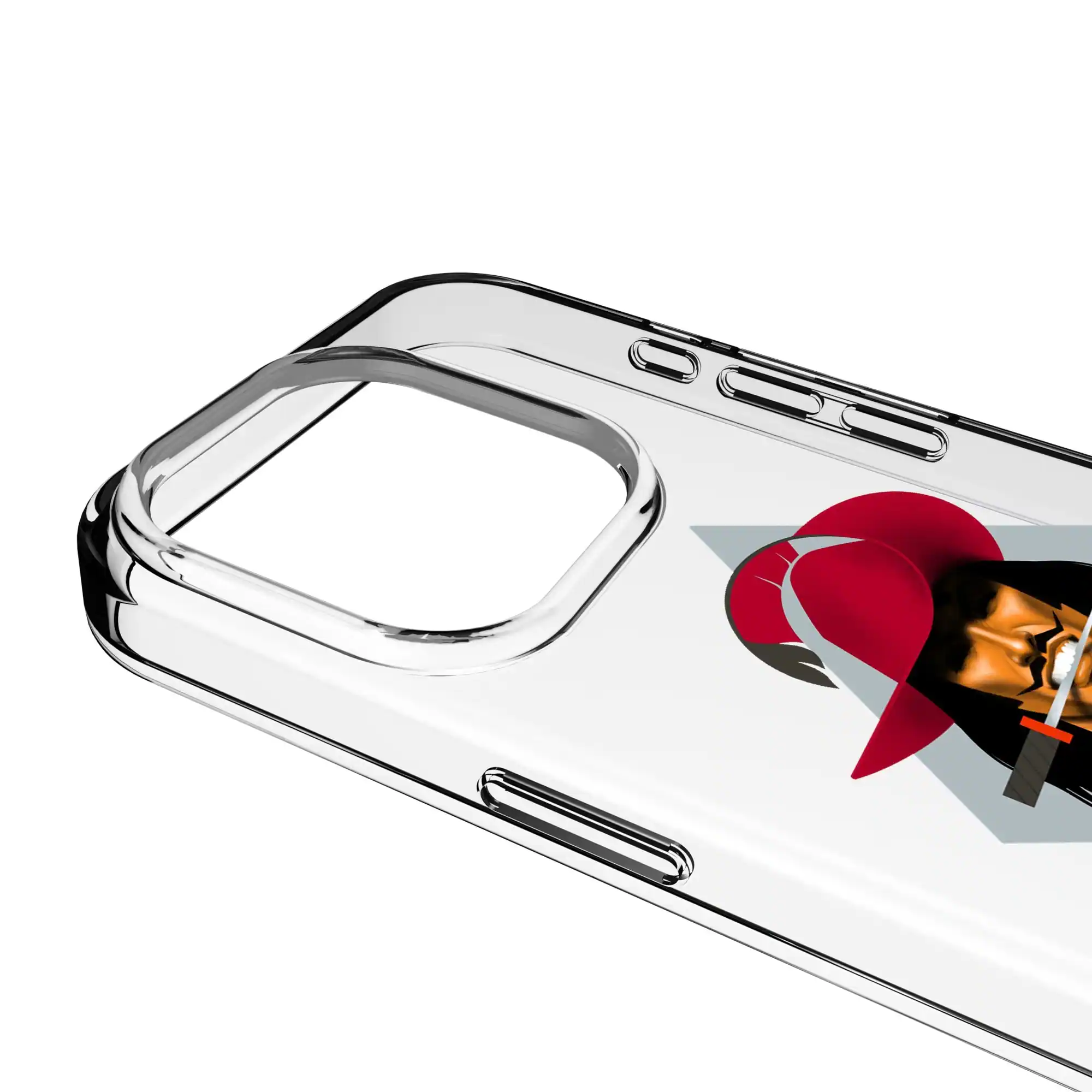 Alt View 2. Keyscaper - Tampa Bay Buccaneers iPhone Clear Case - 15 - Multicolor.