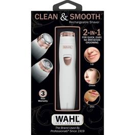 Wahl - Clean and Smooth Rechargeable Ladies Shaver - Multi Purpose Grooming Tool - 9865-4601-MI