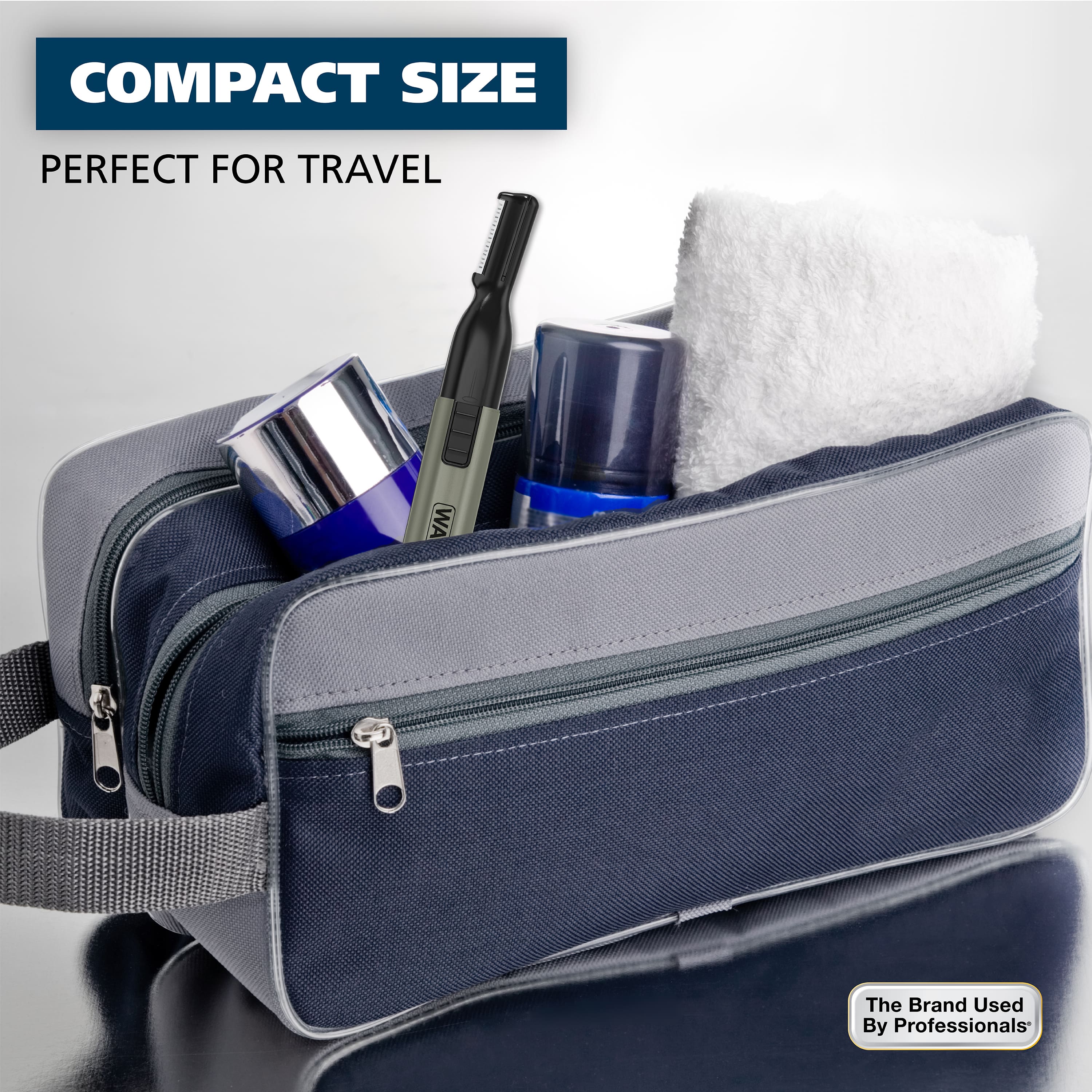 The compact size is perfect for travel. The brand used by professionals.