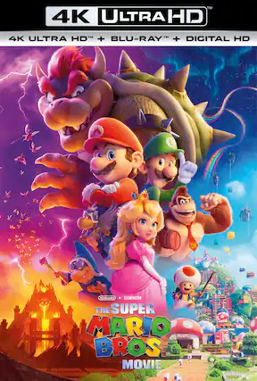 Front. The Super Mario Bros. Movie - 4K Blu-Ray.