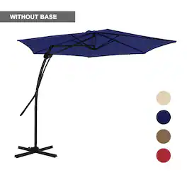 Boyel Living - 10 Ft. Outdoor Patio Cantilever Umbrella with Stand