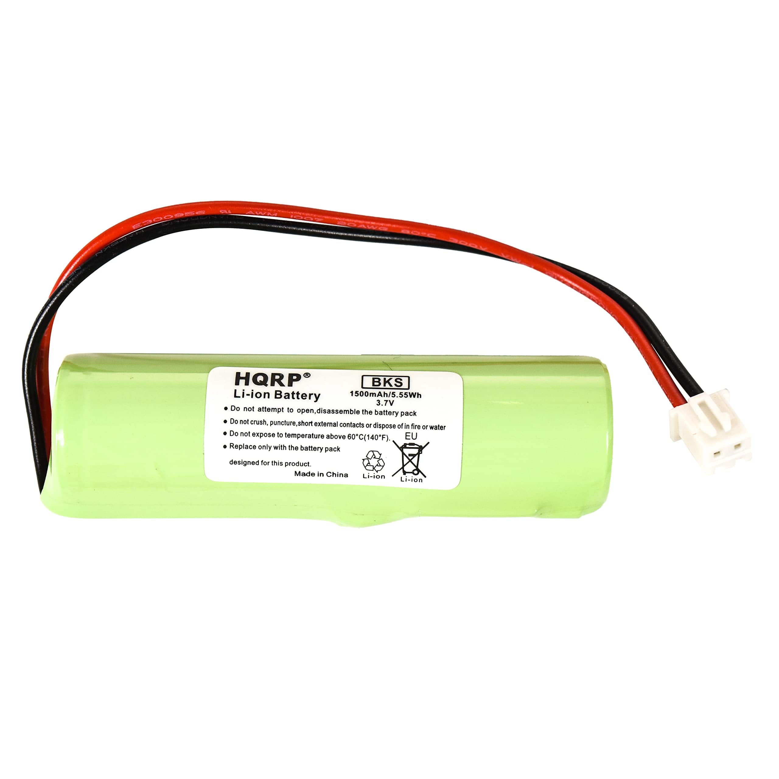 HQRP - Battery for Clorox Scrubtastic Spin Scrubber Brush Cleaner SYNCHKG112061 3.7V 1500mAh Li-Ion