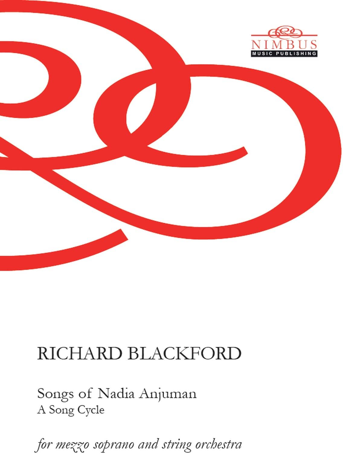 PopMarket - Blackford: Nadia Anjuman Songs for Mezzo Soprano Full Score - Multicolor