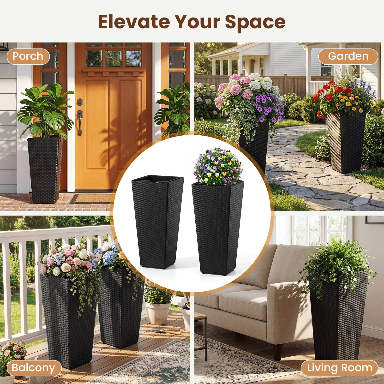 Elevate Your Space

Porch  
Garden  
Balcony  
Living Room