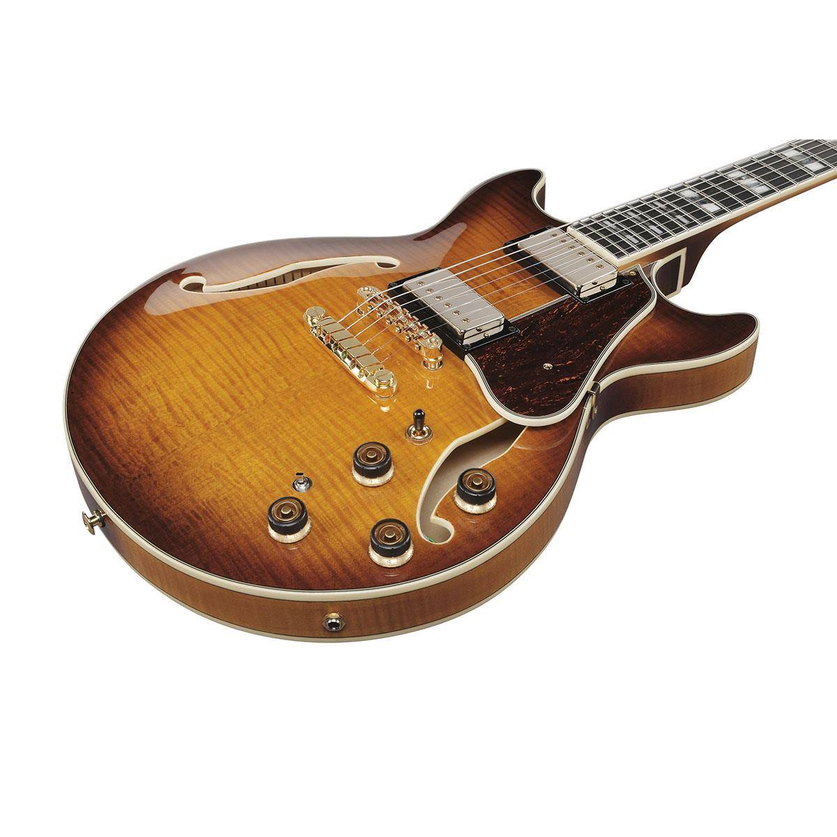 Alt View 5. Ibanez - Ibanez Artstar Series AM153FM Electric Guitar, Antique Tobacco Burst.