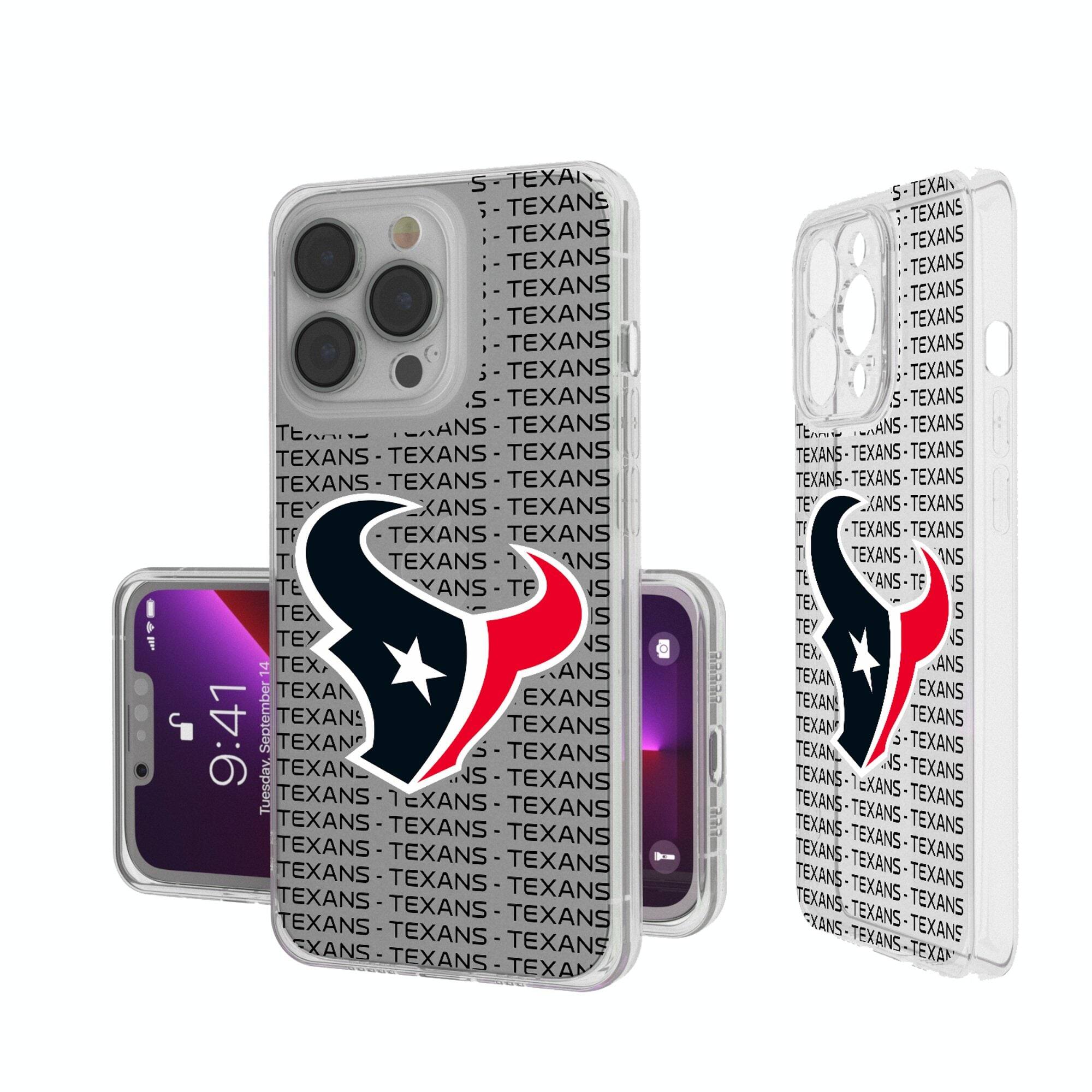 Keyscaper - NFL - Houston Texans - iPhone Clear Text Backdrop Design Case - 16 Plus - Multicolor price history on PriceWatchPro