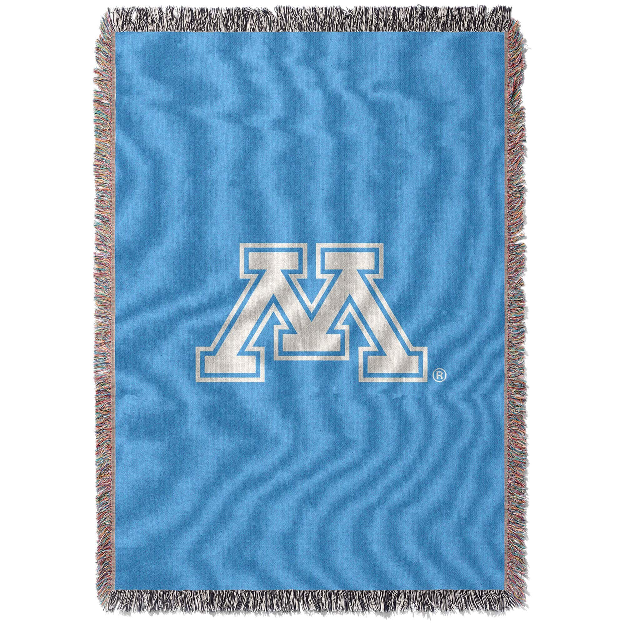Chad & Jake - Minnesota Golden Gophers Woven Blanket - Blue
