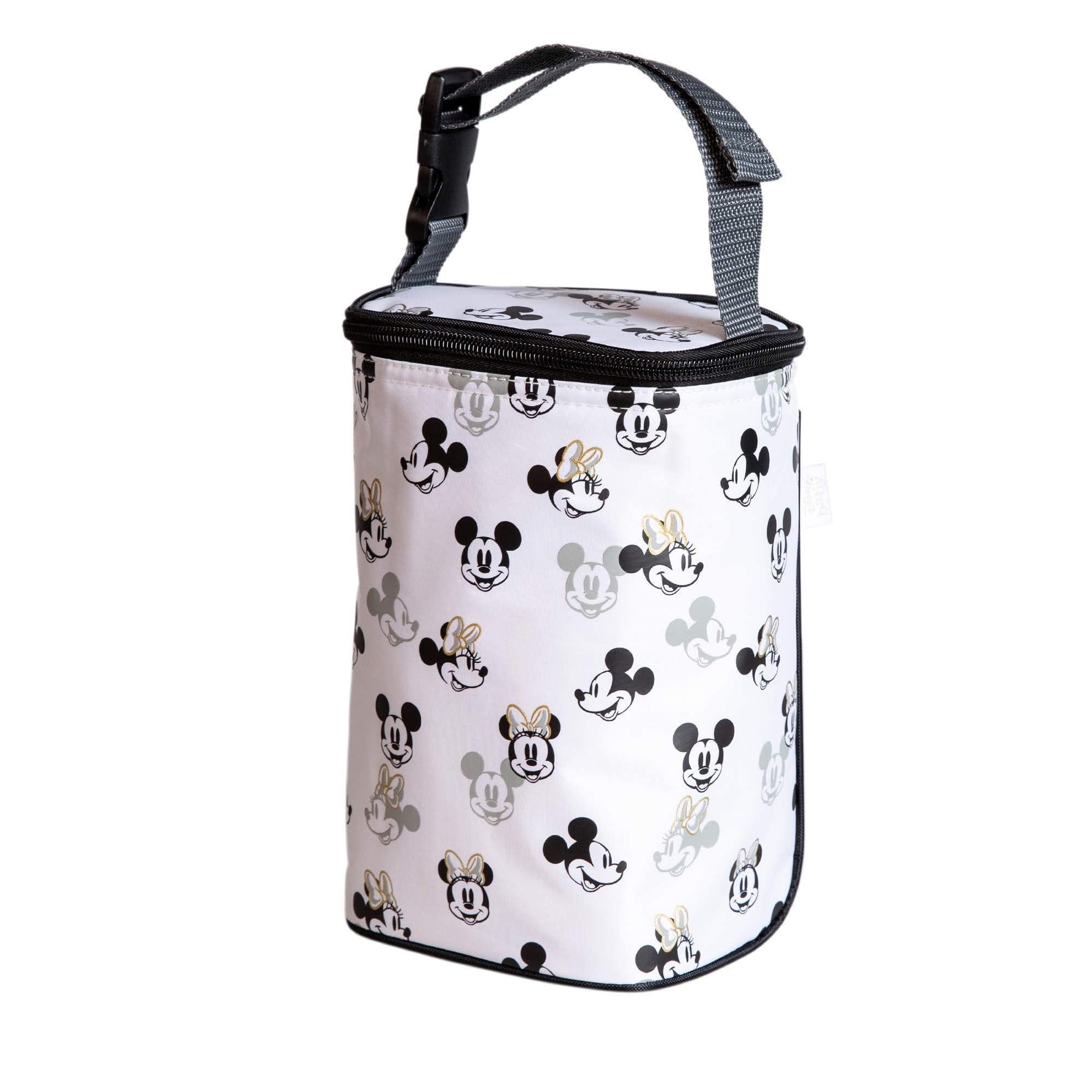 J.L. Childress - Tall TwoCOOL Breastmilk Cooler Bag – Mickey Minnie Ivory, Insulated, Fits 2‑4 Bottles - Mickey Minnie White