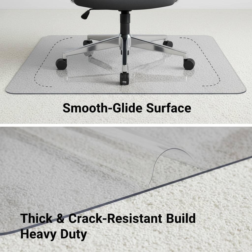 Smooth-Glide Surface  
Thick & Crack-Resistant Build  
Heavy Duty