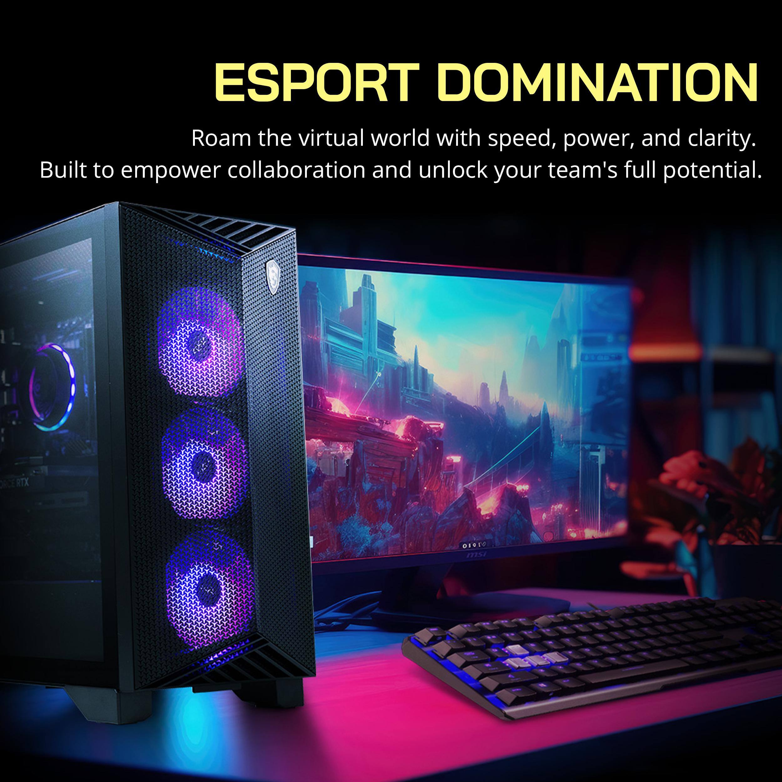 ESPORT DOMINATION

Roam the virtual world with speed, power, and clarity.  
Built to empower collaboration and unlock your team's full potential.