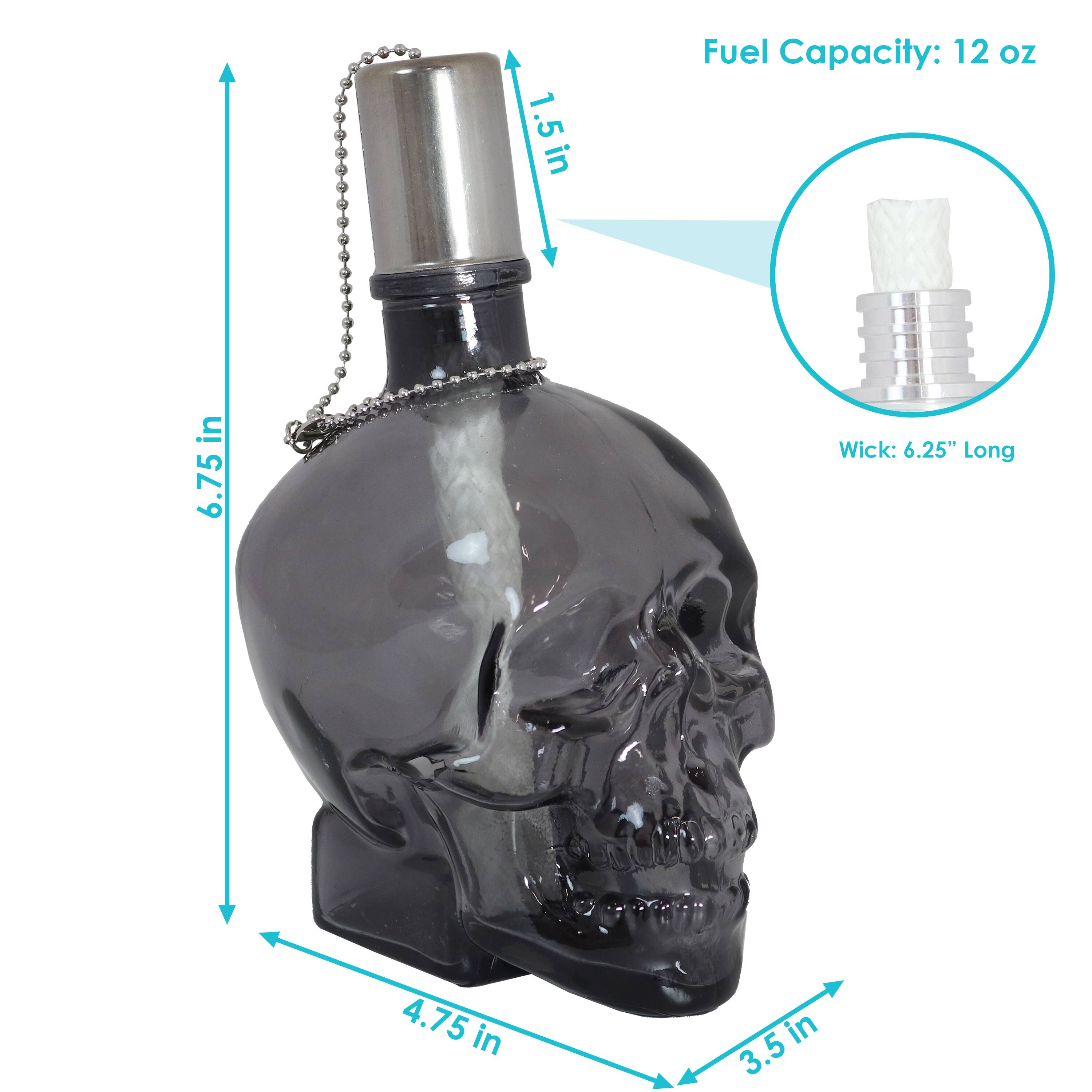 Fuel Capacity: 12 oz  
Wick: 6.25" Long  
1.5 in  
6.75 in  
4.75 in  
3.5 in
