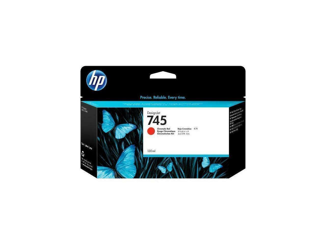 hp Precise. Reliable. Every time.  
DesignJet 745  
Chromatic Red  
Rouge Chromatique  
Chromatics Red  
Chromatisches Rot  
130 ml