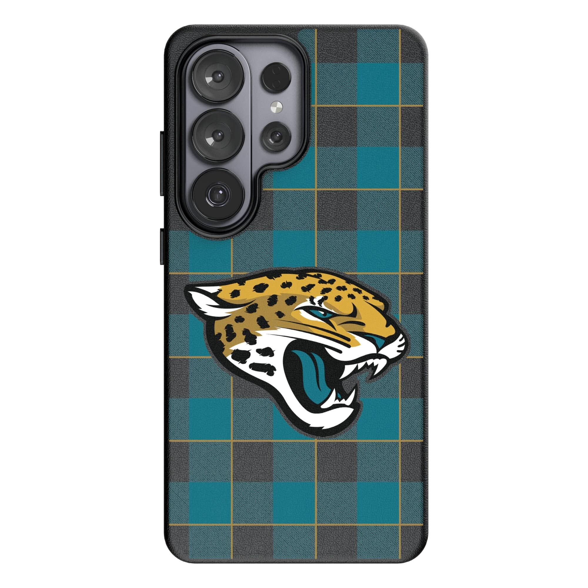 Keyscaper - NFL - Jacksonville Jaguars - Plaid Galaxy Magnetic Bump Case - S25 Plus - Black price history on PriceWatchPro