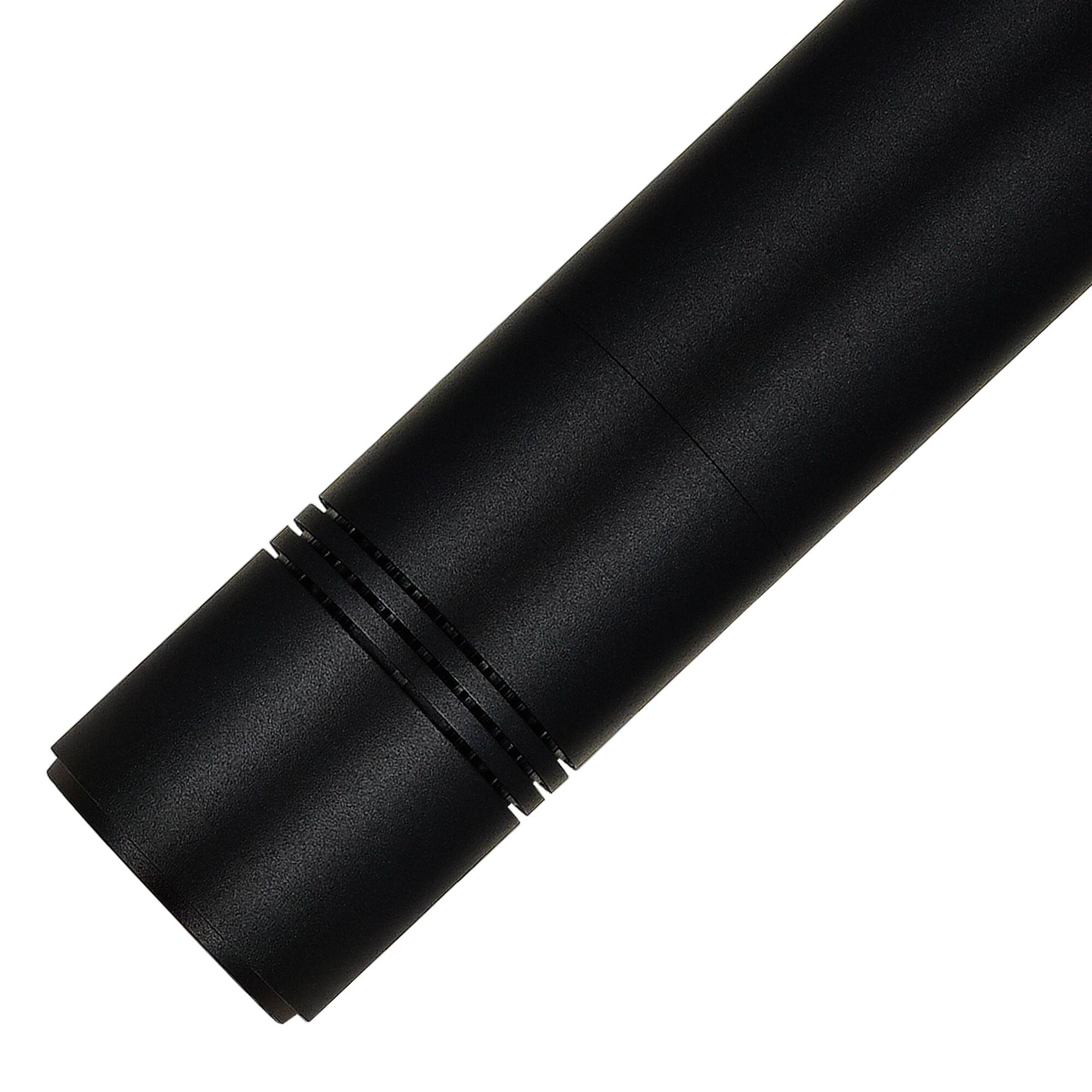 Left. CWI Lighting - Stowe LED Down Mini Pendant With Black & Wood Finish - Sand Black.