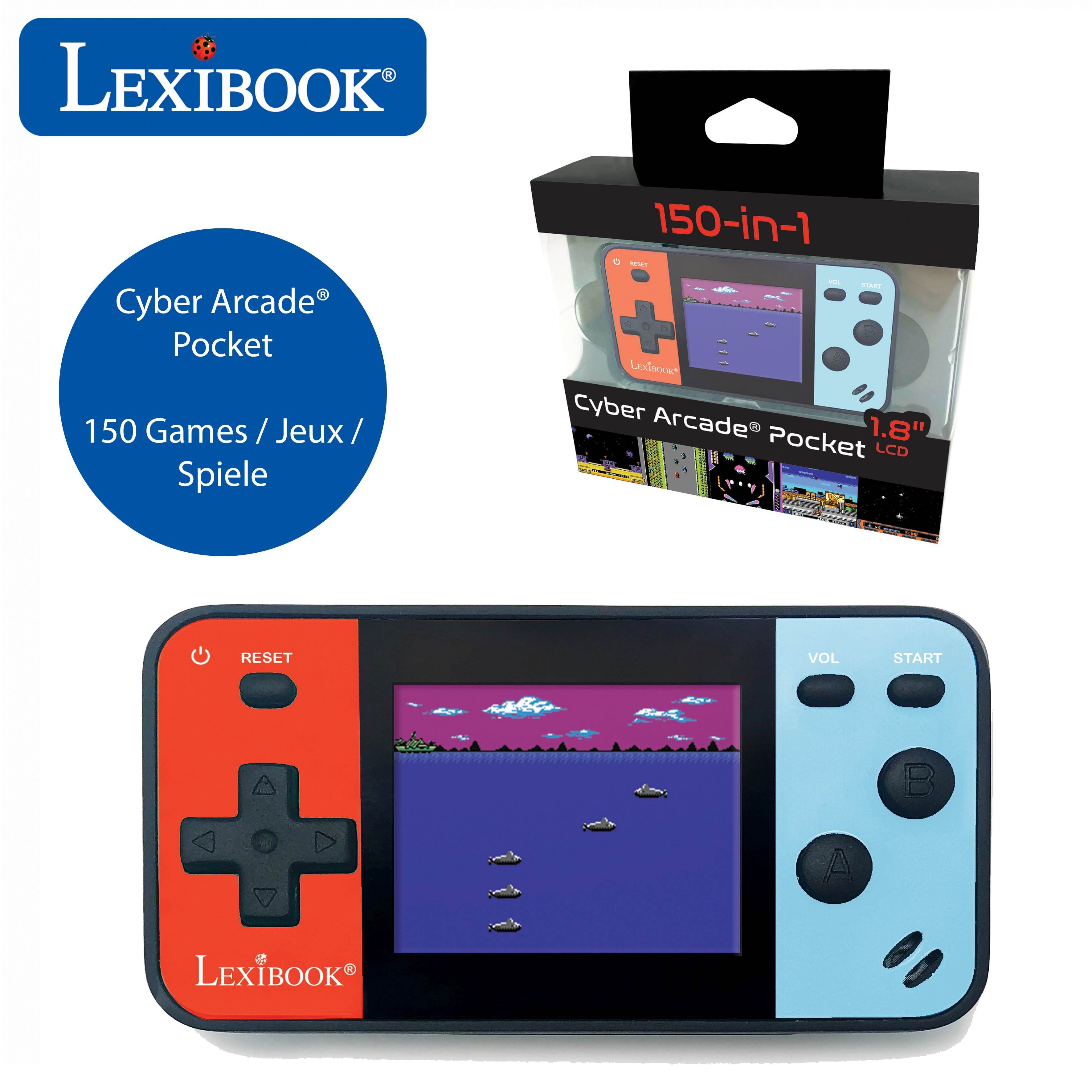 Lexibook - Cyber Arcade Pocket Handheld Console with 150 Games
