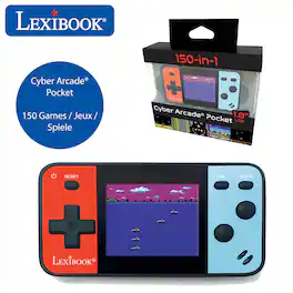 Lexibook - Cyber Arcade Pocket Handheld Console with 150 Games