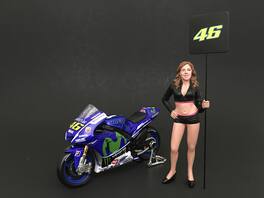 Paddock Girl Figure For 1:18 Scale Models by American Diorama - Multi