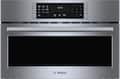 Bosch - 800 Series 1.6 Cu. Ft. Convection Built-In Microwave with Sensor Cooking - Stainless Steel