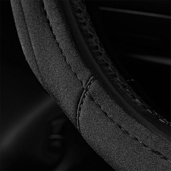 Alt View 3. Skechers - Memory Foam Steering Wheen Cover, Black - Black.