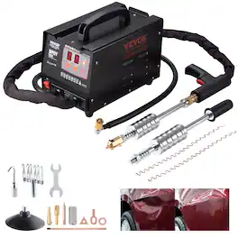 VEVOR - Stud Welder Dent Repair Kit, 110V Spot Welding Machine with Slide Hammer Dent Puller, Professional Dent Removal Kit - Black