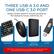 THREE USB-A 3.0 AND ONE USB-C 3.0 PORT
5Gbps transfer speed to connect peripherals like keyboard, mouse, USB drives, etc.
NOTE: When using high power consumption devices like HDD or SSD, ensure proper power being provided to the KVM Switch.