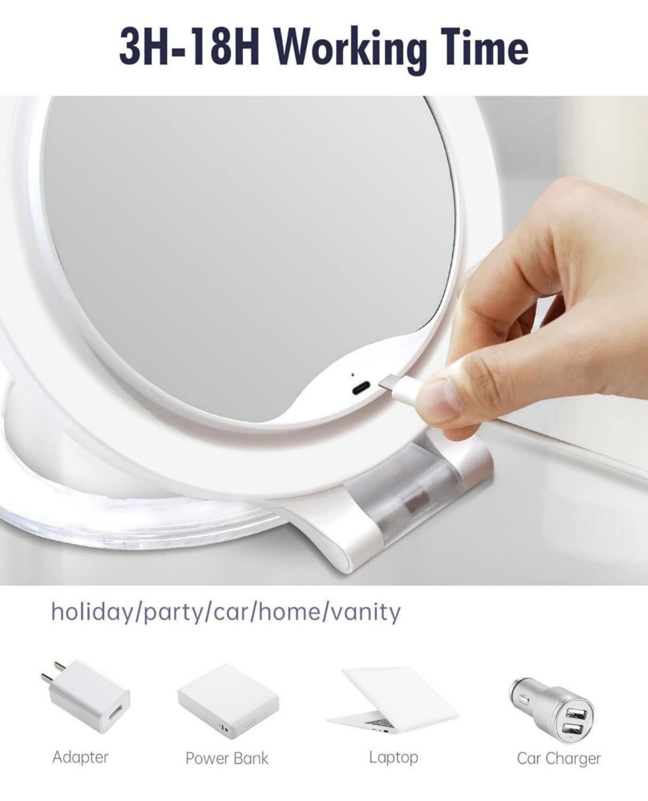 3H-18H Working Time

holiday/party/car/home/vanity

Adapter
Power Bank
Laptop
Car Charger