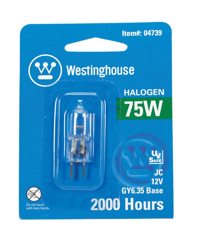 Westinghouse - 75 W T4 Decorative Halogen Bulb 1,350 lm White 1 pk