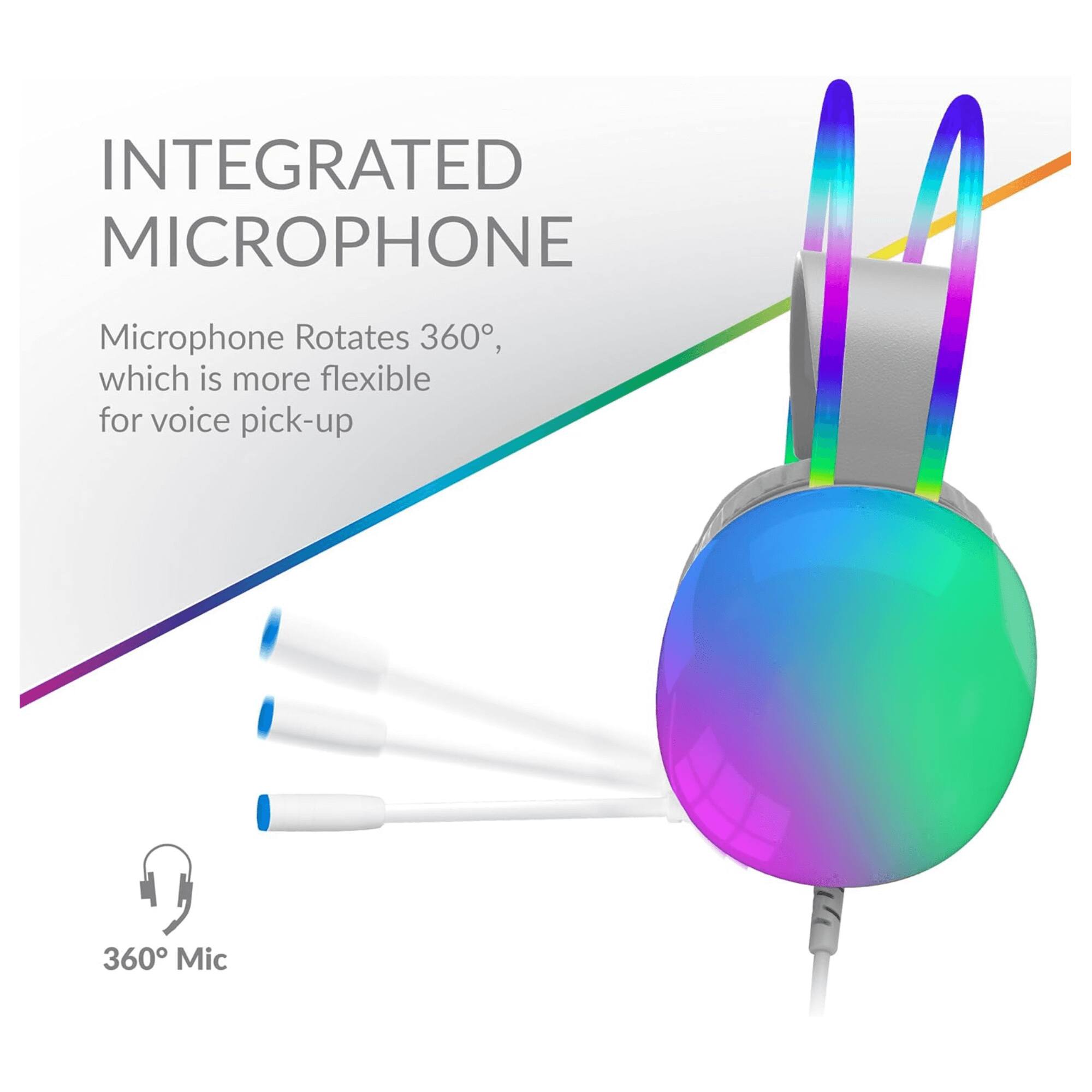 INTEGRATED MICROPHONE
Microphone Rotates 360°, which is more flexible for voice pick-up
360° Mic