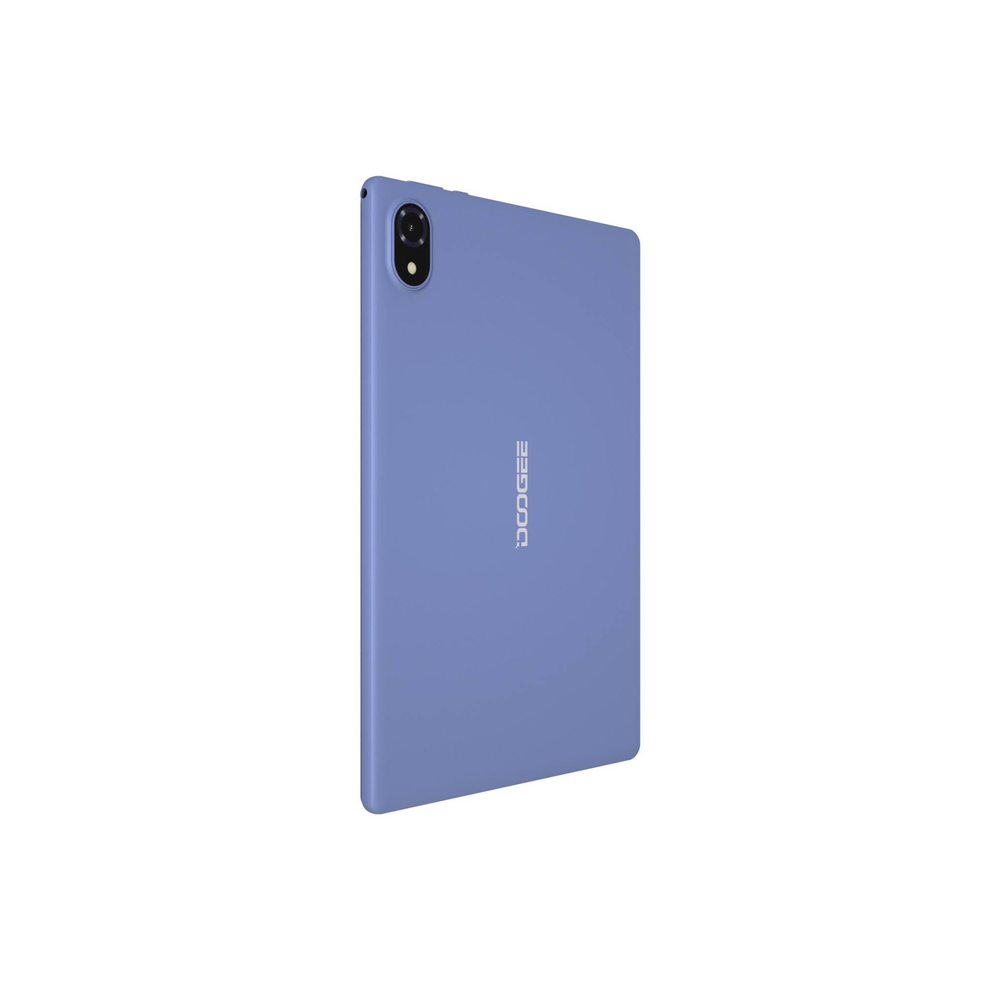 Back. Doogee - Doogee U10 Android 13 Tablet, 10-Inch, 4GB RAM, 128GB ROM, 1TB Expandable, IPS HD Display, 5060mAh Battery - Purple.