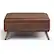 Left. Simpli Home - Owen XL Square Coffee Table Storage Ottoman - Distressed Saddle Brown.
