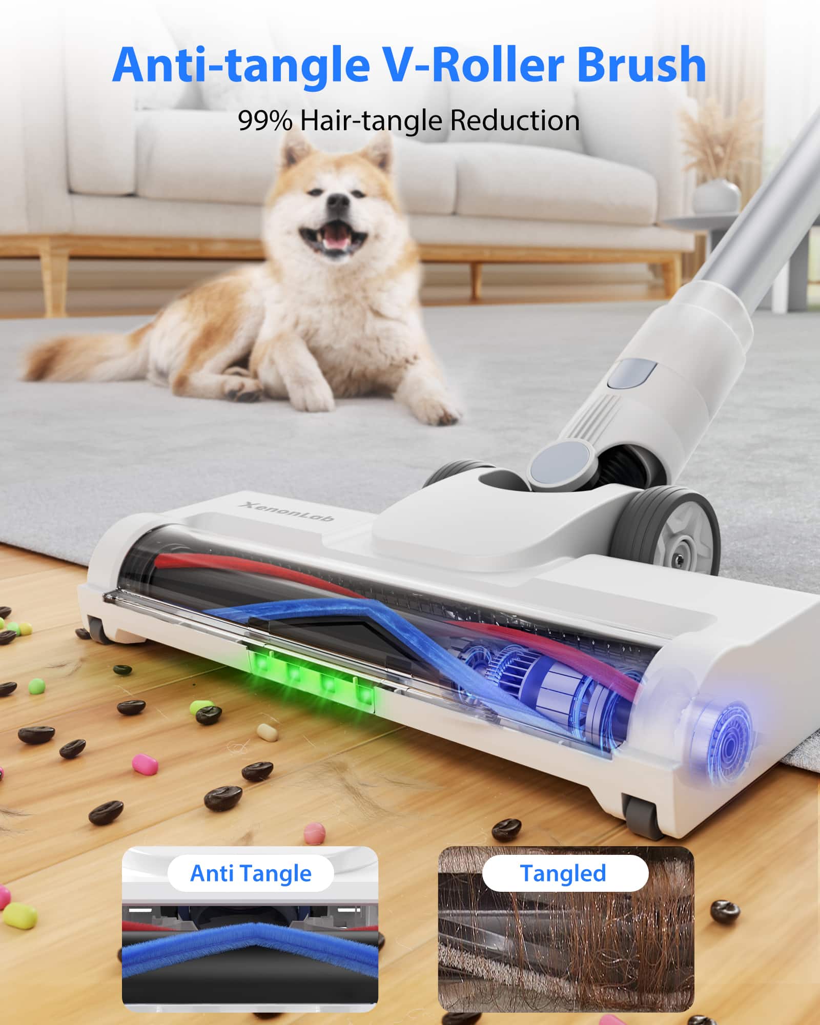 Xenonlab 45kpa Cordless Stick Vacuum Cleaner Rechargeable Stick