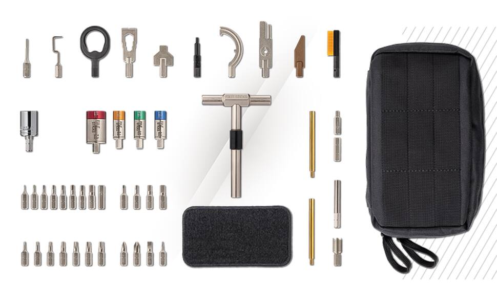 Alt View 4. iFixit - Fix It Sticks The Works Gun Maintenance Kit - Includes All-in-One Torque Driver and T-Way Wrench - Black.