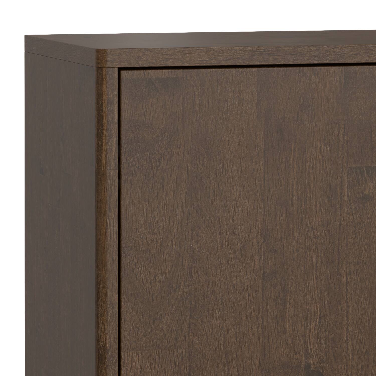 Alt View 7. Simpli Home - Simpli Home Harper 38 inch Wide Solid Wood 2 Door Sideboard Buffet in Walnut Brown - Walnut Brown.
