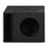 Front. QPower - QPower QBomb QBOMB12HP Single 12" Vented Port Subwoofer Box w/ Bedliner Spray - Black.